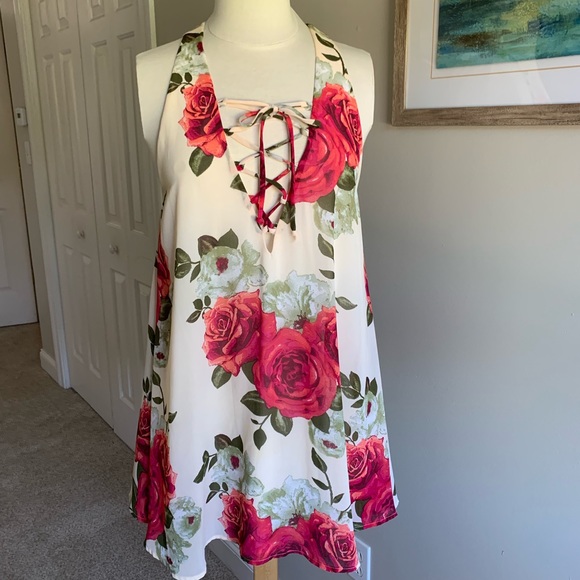 Show Me Your MuMu Dresses & Skirts - Show me your Mumu floral Swing Dreas